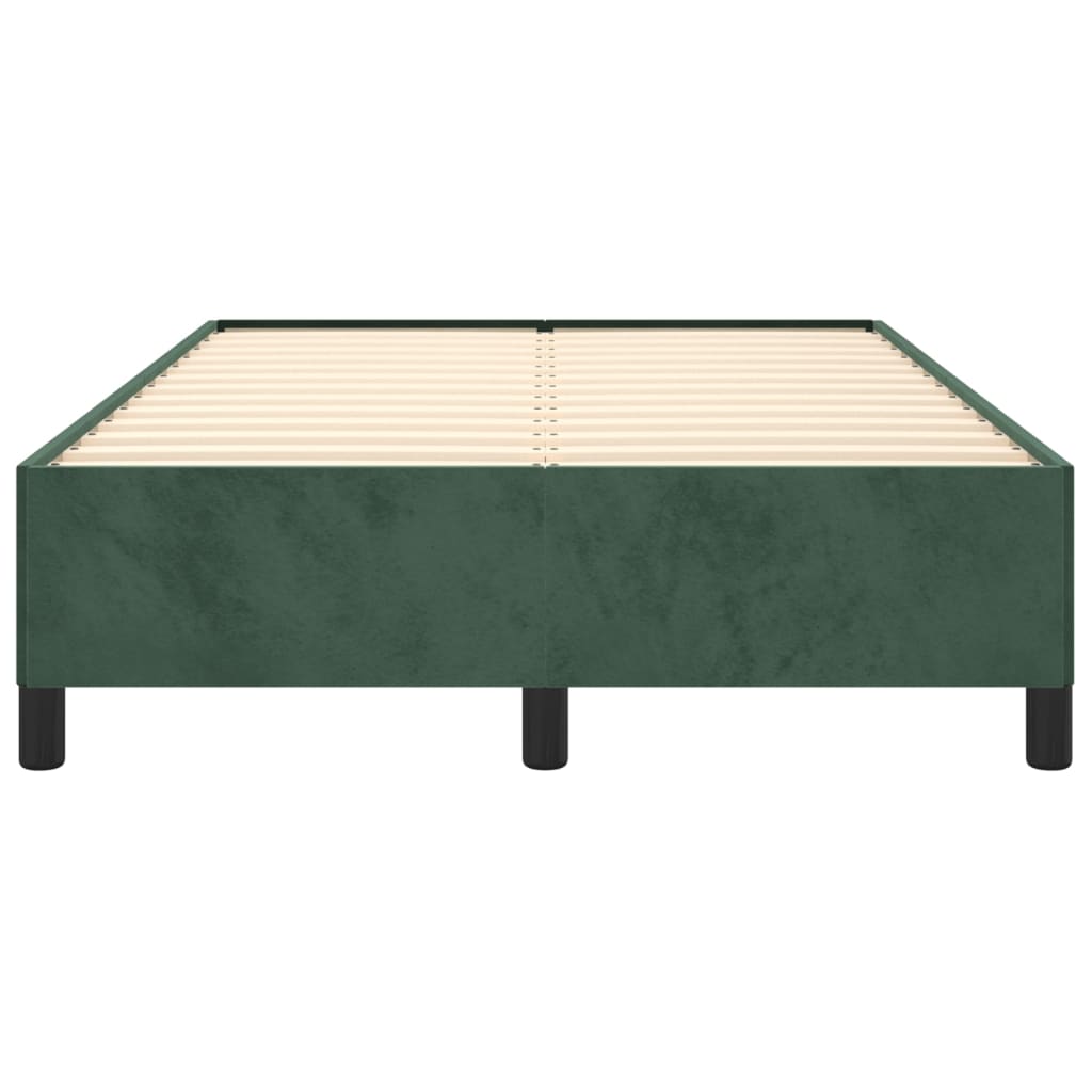 Bedframe Fluweel Donkergroen 120 x 200 cm 35 cm