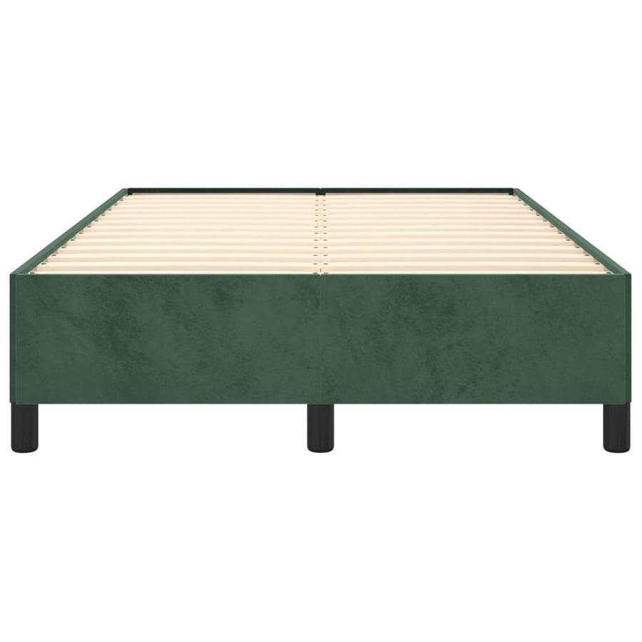 Bedframe Fluweel Donkergroen 120 x 200 cm 35 cm