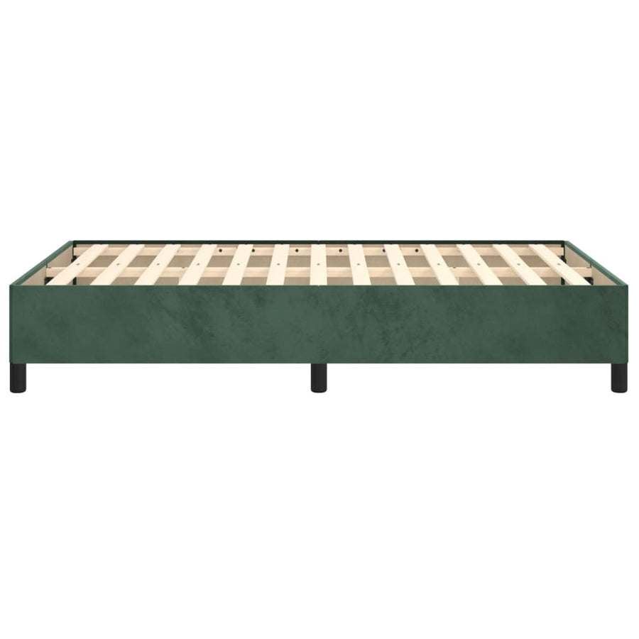Bedframe Fluweel Donkergroen 120 x 200 cm 35 cm