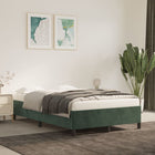 Bedframe 120x200 cm fluweel donkergroen
