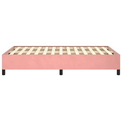 Bedframe fluweel roze 120x200 cm 120 x 200 cm 35 cm