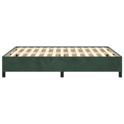 Bedframe Fluweel Donkergroen 140 x 190 cm 35 cm