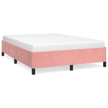 Bedframe Fluweel Roze 140 x 190 cm 35 cm