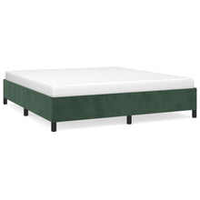 Bedframe Fluweel Donkergroen 160 x 200 cm 35 cm