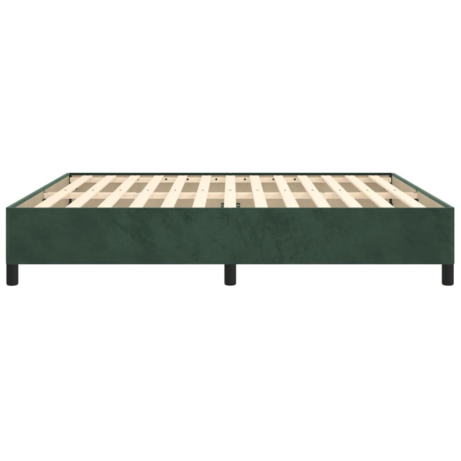 Bedframe Fluweel Donkergroen 160 x 200 cm 35 cm
