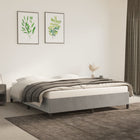 Bedframe 180x200 cm fluweel lichtgrijs