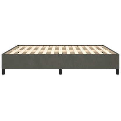 Bedframe Fluweel Donkergrijs 180 x 200 cm 35 cm