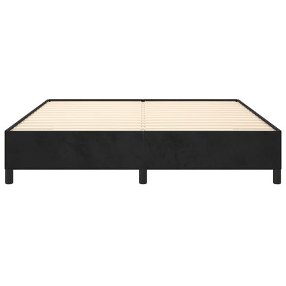 Bedframe Fluweel Zwart 180 x 200 cm 35 cm