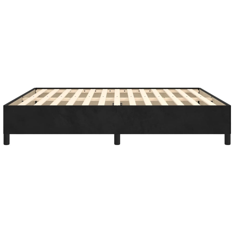 Bedframe Fluweel Zwart 180 x 200 cm 35 cm