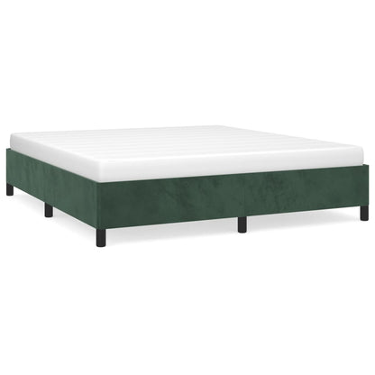 Bedframe Fluweel Donkergroen 180 x 200 cm 35 cm