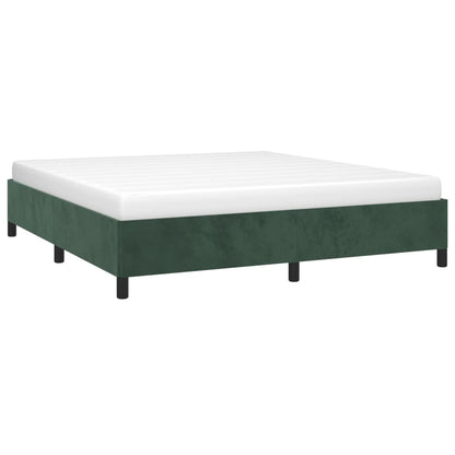 Bedframe Fluweel Donkergroen 180 x 200 cm 35 cm