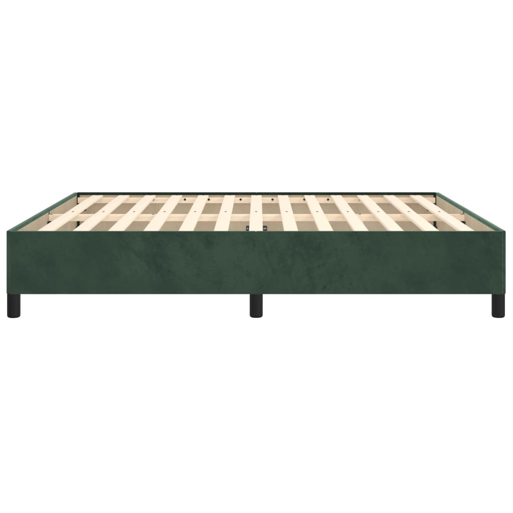 Bedframe Fluweel Donkergroen 180 x 200 cm 35 cm
