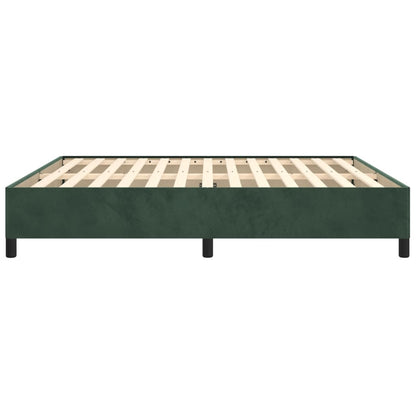 Bedframe Fluweel Donkergroen 180 x 200 cm 35 cm