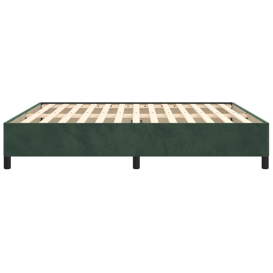 Bedframe Fluweel Donkergroen 180 x 200 cm 35 cm