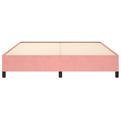 Bedframe Fluweel Roze 180 x 200 cm 35 cm