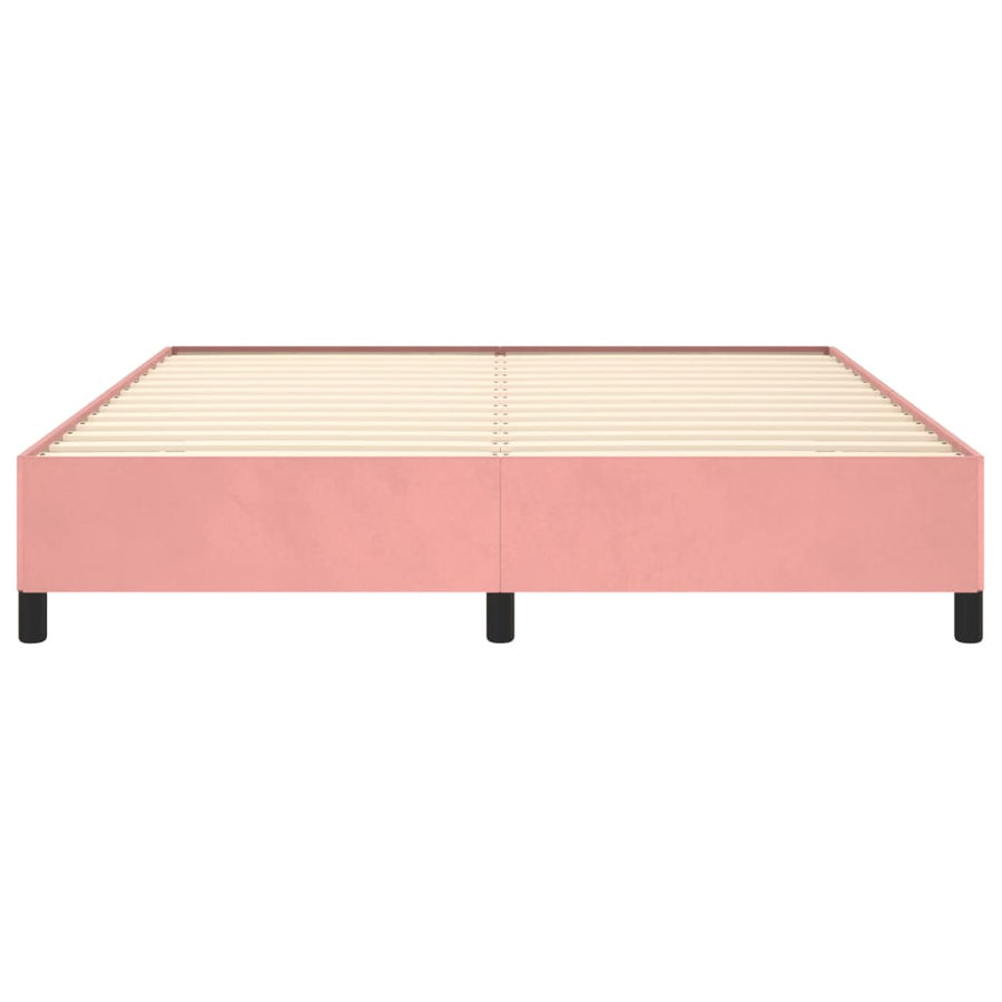Bedframe Fluweel Roze 180 x 200 cm 35 cm