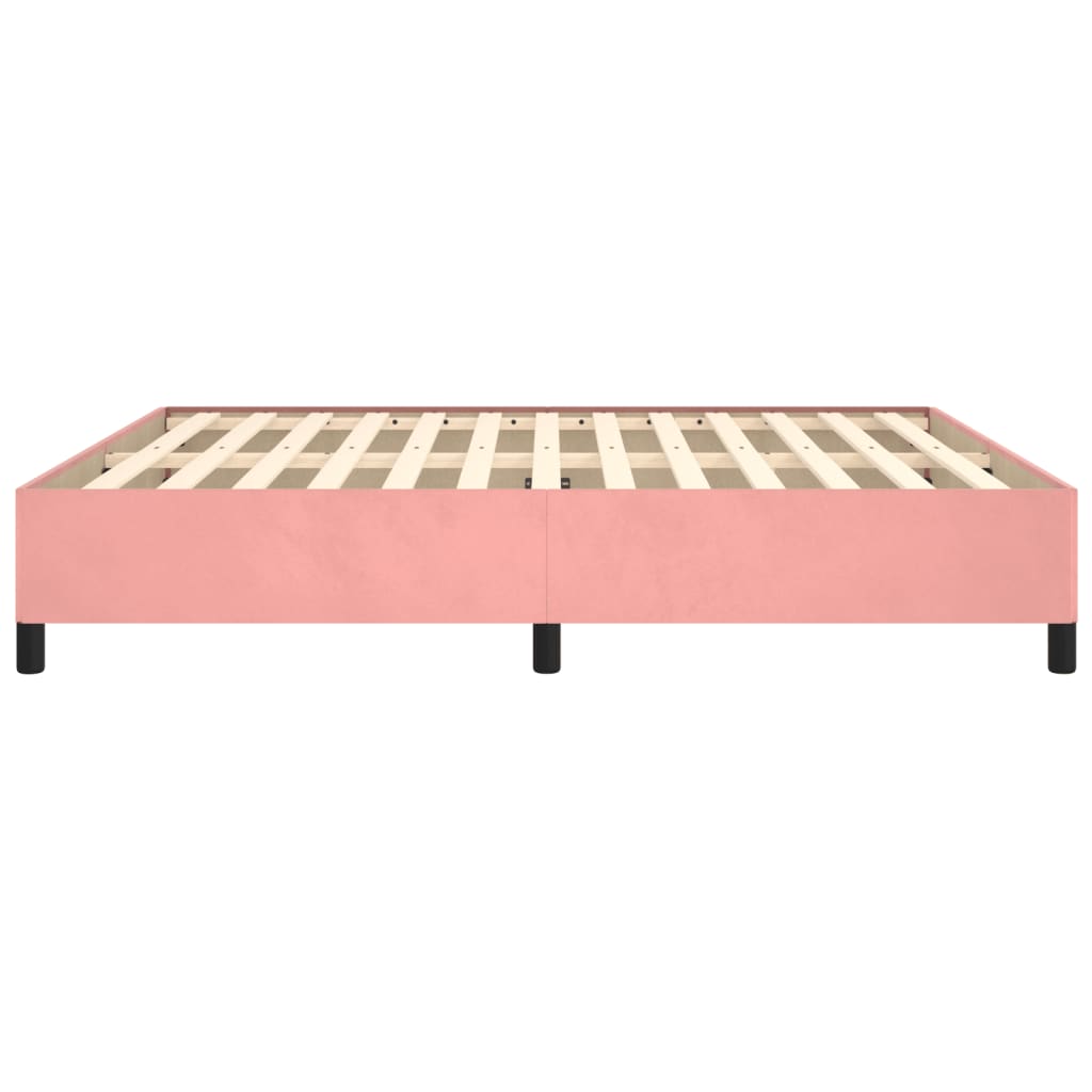 Bedframe Fluweel Roze 180 x 200 cm 35 cm