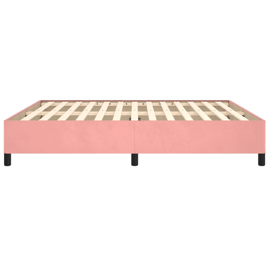 Bedframe Fluweel Roze 180 x 200 cm 35 cm