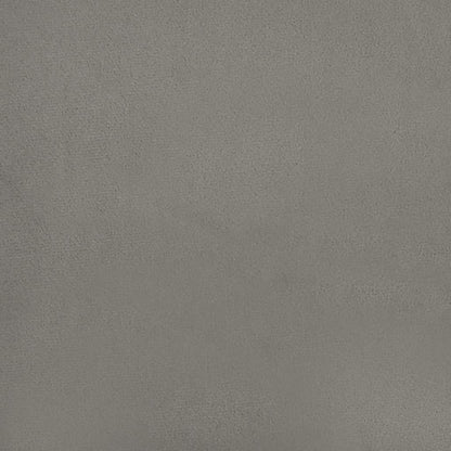 Bedframe zonder matras lichtgrijs 100x203 cm Twin XL fluweel
