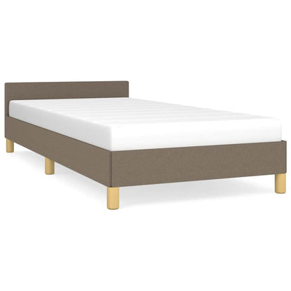 Bedframe Zonder Matras 100X200 Cm Stof Taupe