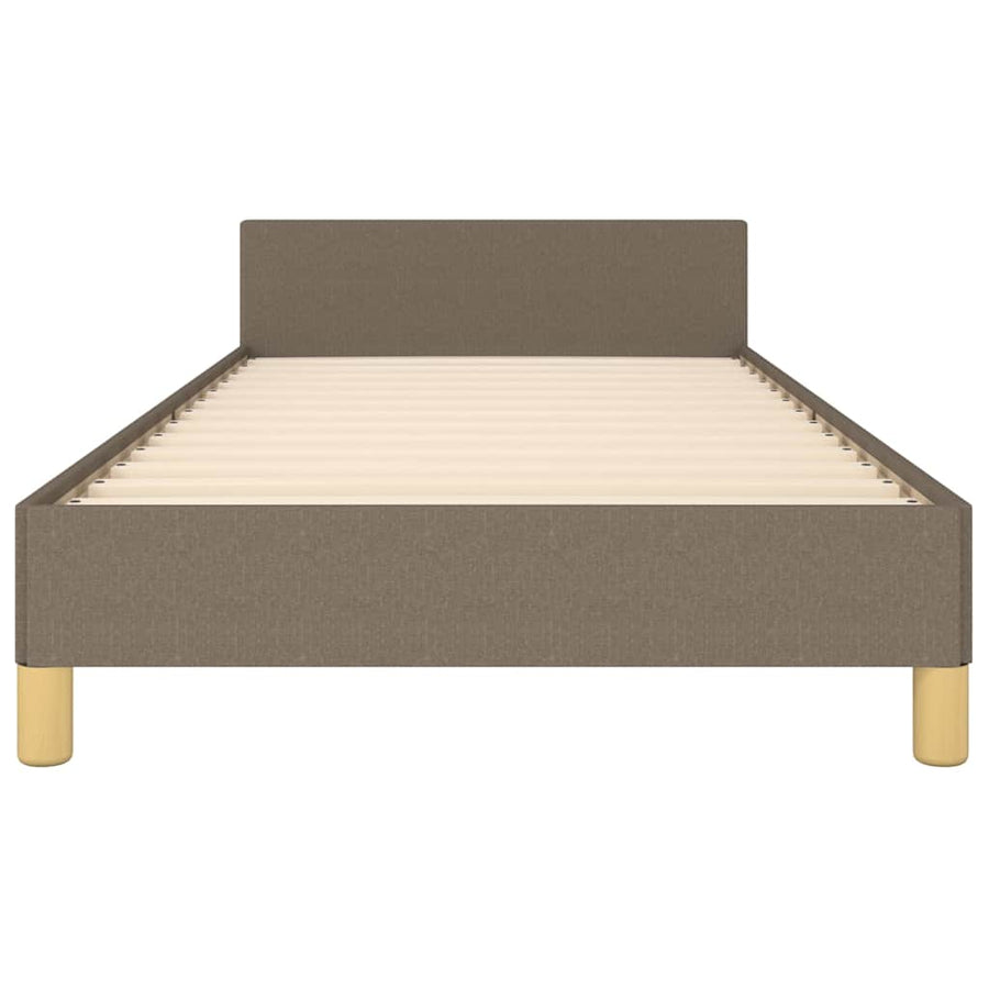 Bedframe Zonder Matras 100X200 Cm Stof Taupe