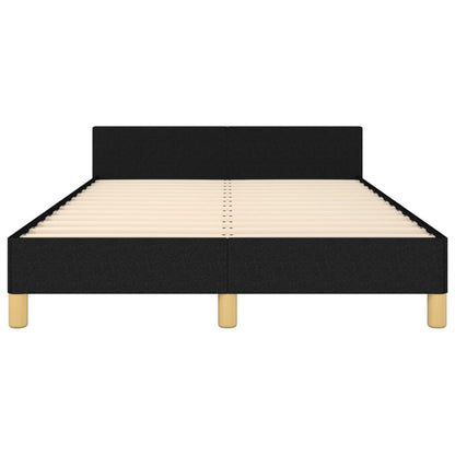 Bedframe Met Hoofdeinde Stof 120 x 200 cm Zwart