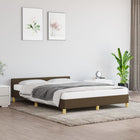 Bedframe 140x190 cm donkerblauw stof
