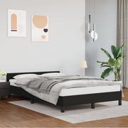 Bedframe 120x200 cm zwart kunstleer
