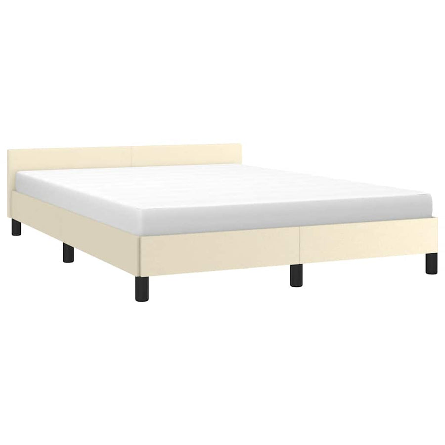 Bedframe Met Hoofdeinde Zonder Matras Kleurig 140 x 200 cm