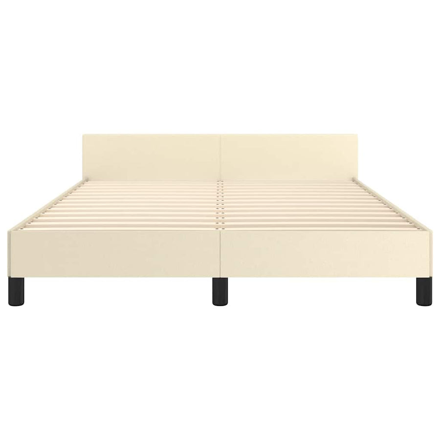 Bedframe Met Hoofdeinde Zonder Matras Kleurig 140 x 200 cm