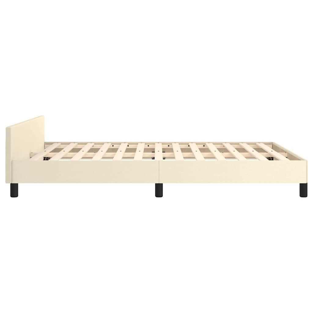 Bedframe Met Hoofdeinde Zonder Matras Kleurig 140 x 200 cm