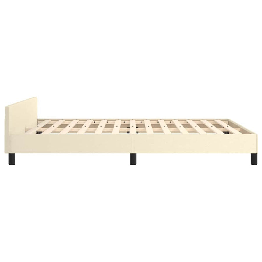 Bedframe Met Hoofdeinde Zonder Matras Kleurig 140 x 200 cm