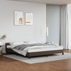 Bedframe Met Hoofdbord Kunstleer Bruin 160X200 Cm