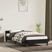 Bedframe 90x190 cm fluweel zwart