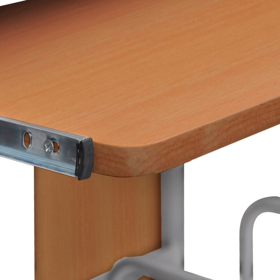 Computerbureau 110X52X88,5 Cm Bewerkt Hout Bruin