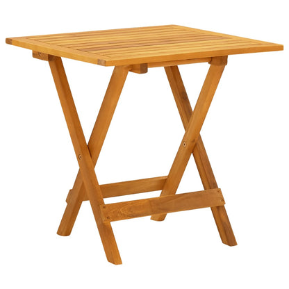 Terrasstoel Met Voetensteun En Tafel Massief Acaciahout Fauteuil + tafel