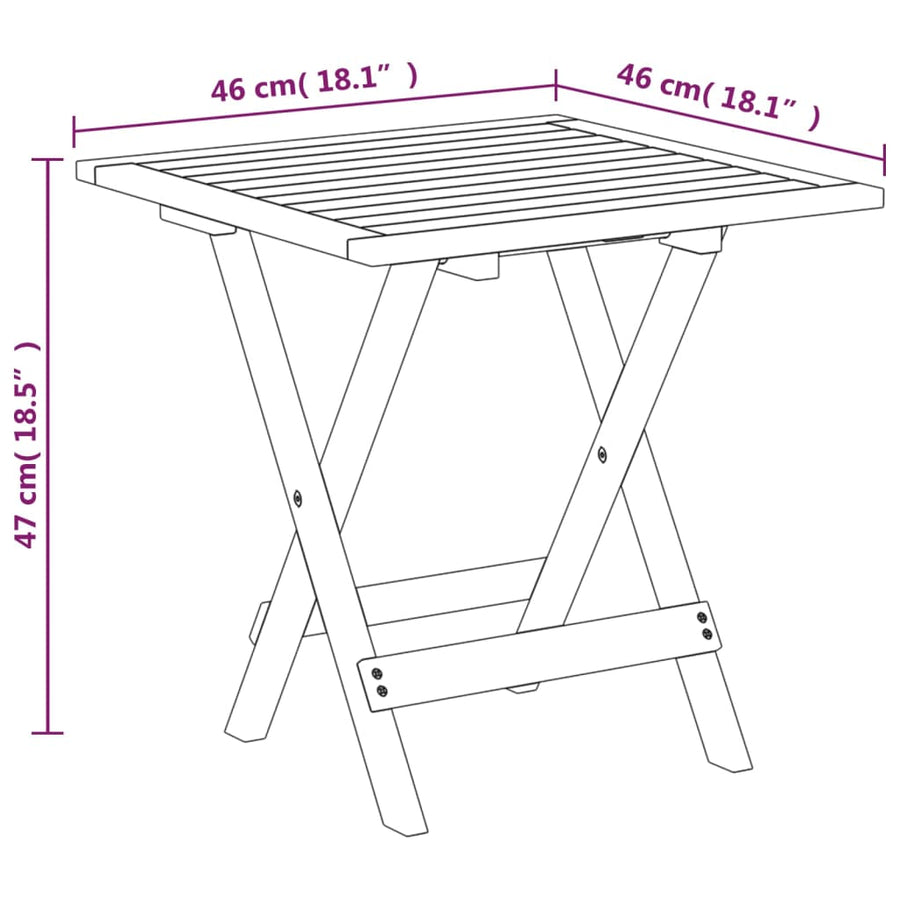 Terrasstoelen Met Tafel Massief Acaciahout En Textileen 2x Fauteuil + Tafel