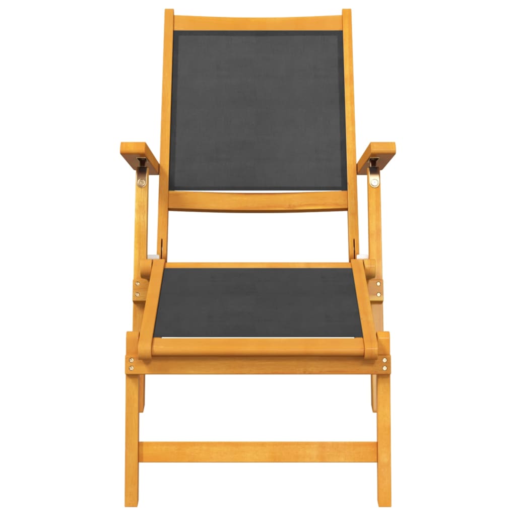 Terrasstoelen Met Tafel Massief Acaciahout En Textileen 2x Fauteuil + Tafel