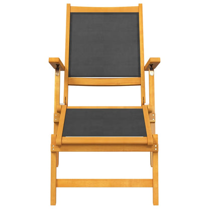 Terrasstoelen Met Tafel Massief Acaciahout En Textileen 2x Fauteuil + Tafel