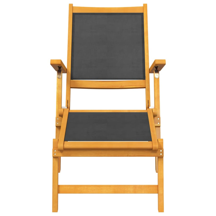 Terrasstoelen Met Tafel Massief Acaciahout En Textileen 2x Fauteuil + Tafel