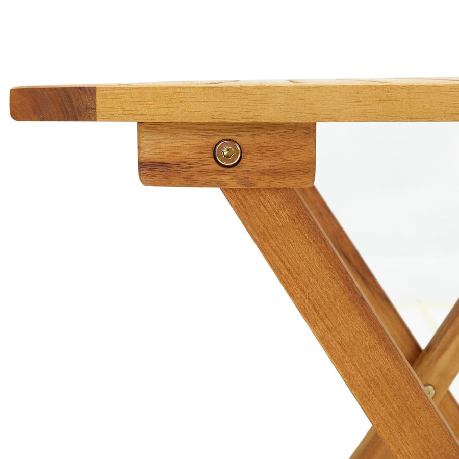 Terrasstoelen Met Tafel Massief Acaciahout En Textileen 2x Fauteuil + Tafel