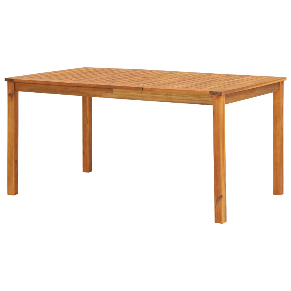 5-Delige Tuinset Met Kussens Massief Acaciahout Donkergrijs 2x Bank + 2x Fauteuil + Tafel