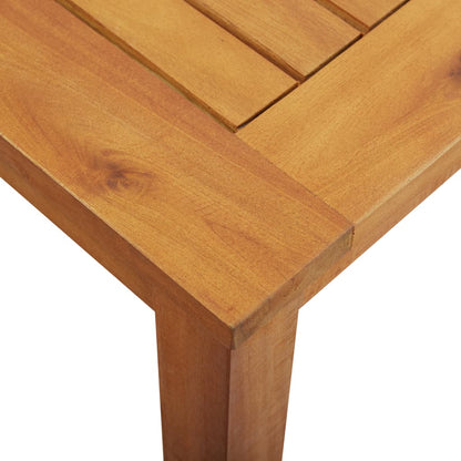 5-Delige Tuinset Met Kussens Massief Acaciahout Donkergrijs 2x Bank + 2x Fauteuil + Tafel