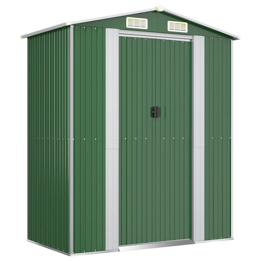 Tuinschuur 192X108X223 Cm Gegalvaniseerd Staal Groen