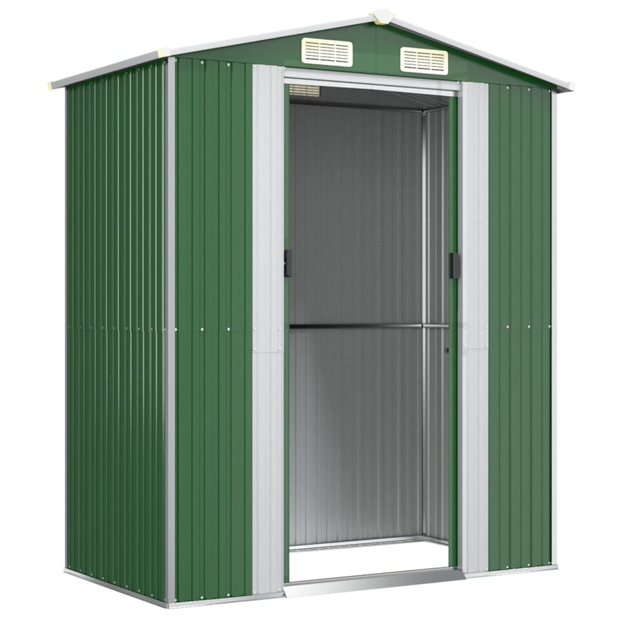 Tuinschuur 192X108X223 Cm Gegalvaniseerd Staal Groen
