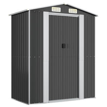 Tuinschuur 192X108X223 Cm Gegalvaniseerd Staal Antracietkleurig