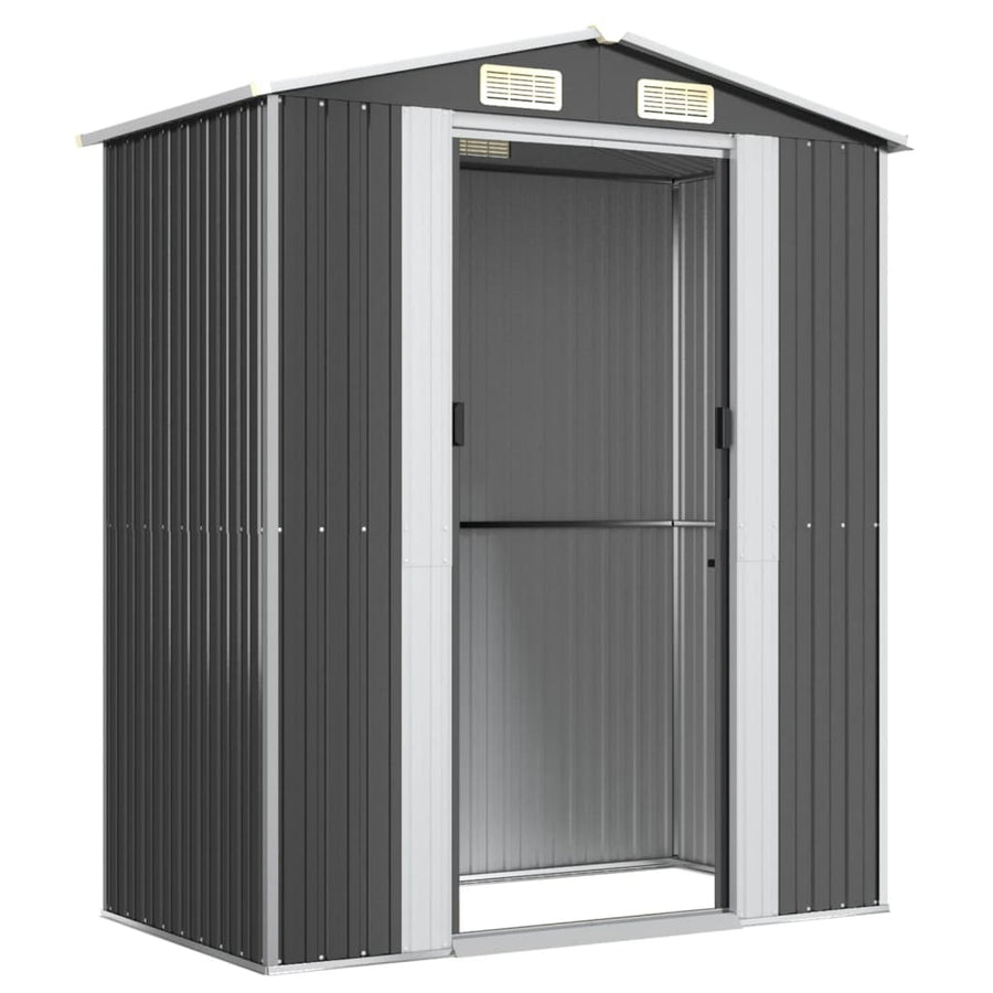 Tuinschuur 192X108X223 Cm Gegalvaniseerd Staal Antracietkleurig