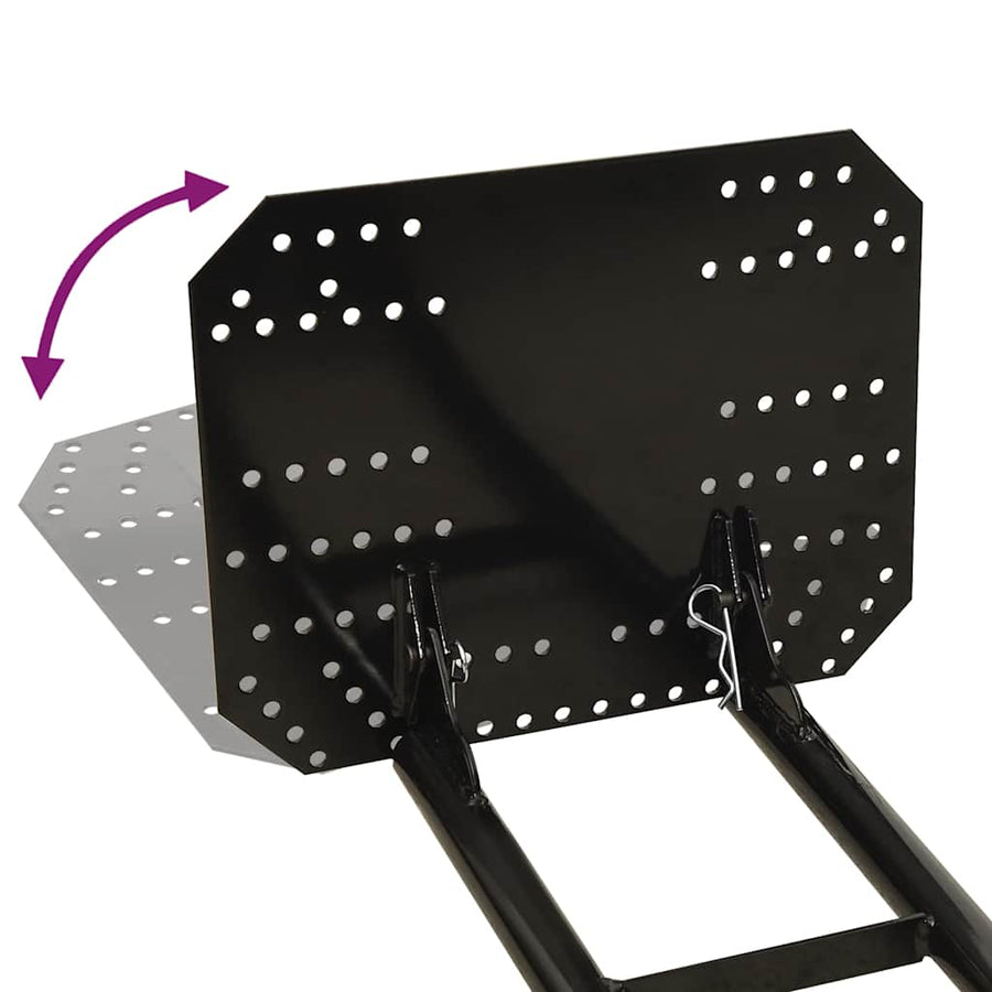 Sneeuwploeg voor ATV 150x38 cm zwart