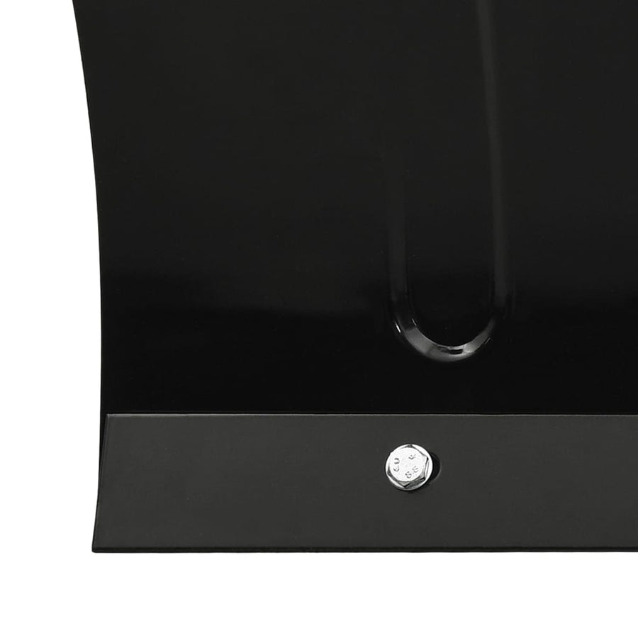 Sneeuwploeg voor heftruck 200x48 cm zwart