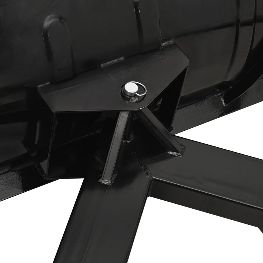 Sneeuwploeg voor heftruck 200x48 cm zwart